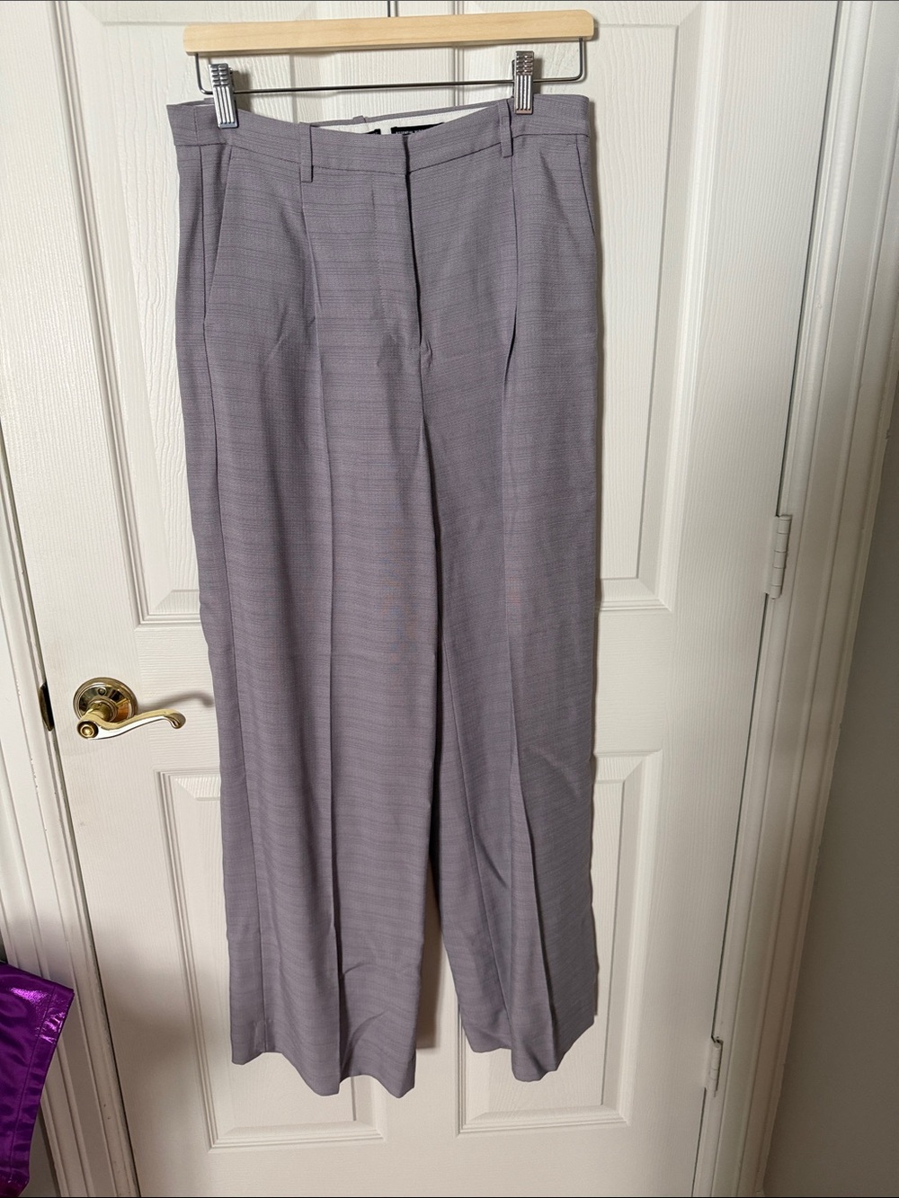 NWT J. Crew Pale Lavender Wide-Leg Dress Pants 6